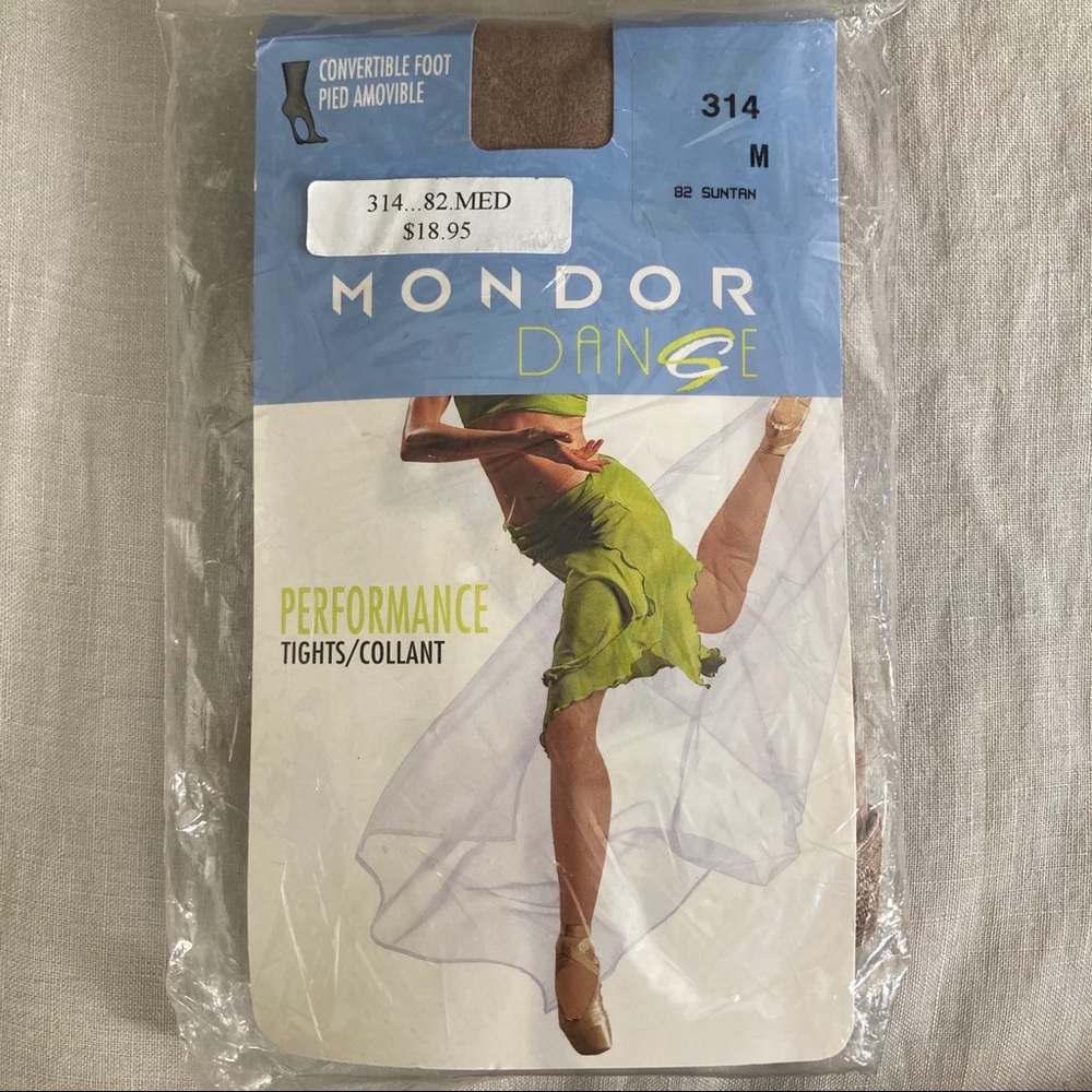 Mondor 314 Convertible Foot Tan Dance Tig…